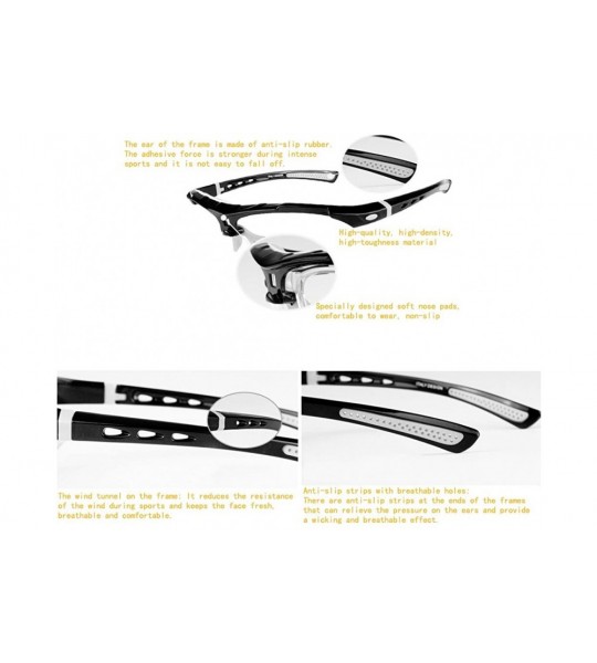 Rectangular Sunglasses Interchangeable Outdoors Protection Climbing - CU18EDX882C $34.85