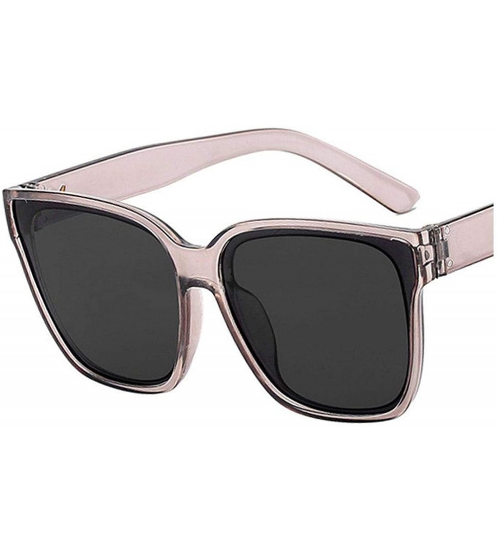 Oval Sexy Fashion Oversized Square Sunglasses Women Summer Style Big Size Frame Mirror Sun Glasses FeOculos UV400 - C1198AHWN...