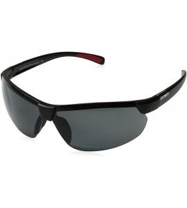 Sport Switchback Polarized Sunglass with Polycarbonate Lens - Matte Black Frame/Gray - CE11S86683X $72.03