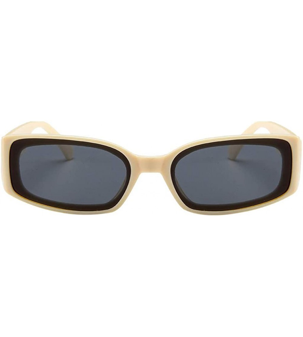 Round Polarized Sunglasses for Men Women Lightweight Fashion Sunglasses Unisex - Beige - C518SYKIXGE $14.96