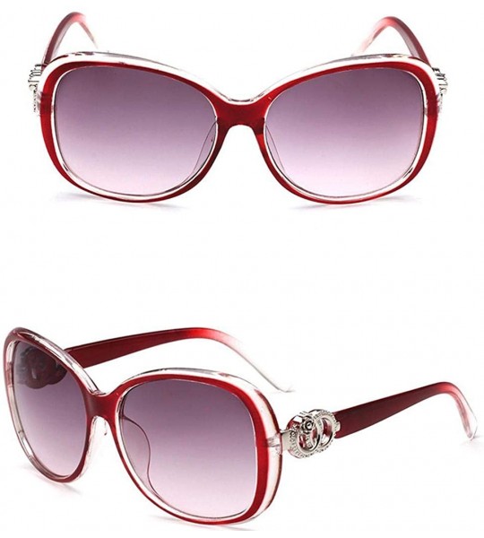 Sport Fashion UV Protection Glasses Travel Goggles Outdoor Sunglasses Sunglasses - Red - C318S7RDK85 $15.11