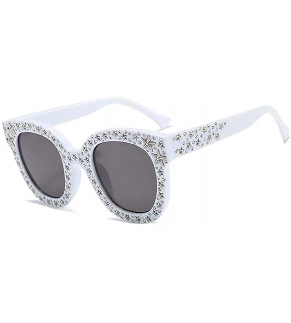 Cat Eye Rhinestone Sunglasses Designer Eyeglasses Glasses - CR198URDGT2 $18.16