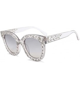 Cat Eye Rhinestone Sunglasses Designer Eyeglasses Glasses - CR198URDGT2 $18.16