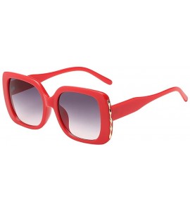 Goggle Sunglasses Multicolor Plastic Polarized Goggles Glasses Eyewear - Red - CK18QNLQMNC $19.59