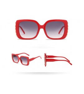 Goggle Sunglasses Multicolor Plastic Polarized Goggles Glasses Eyewear - Red - CK18QNLQMNC $19.59