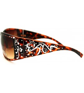 Wrap Classic Women's Wrap Around Fashion Sunglasses - Tortoise - CE11E8O18MF $18.63