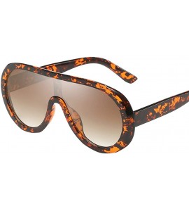 Oversized Sunglasses Polarized Oversized Personality - C - CR18TX3IQDK $19.46