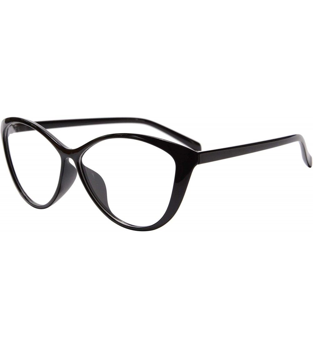 Cat Eye Asymptotic Multifocal Progressive Multifocus Eyewear 865 - Black - CG18539D0YR $28.41