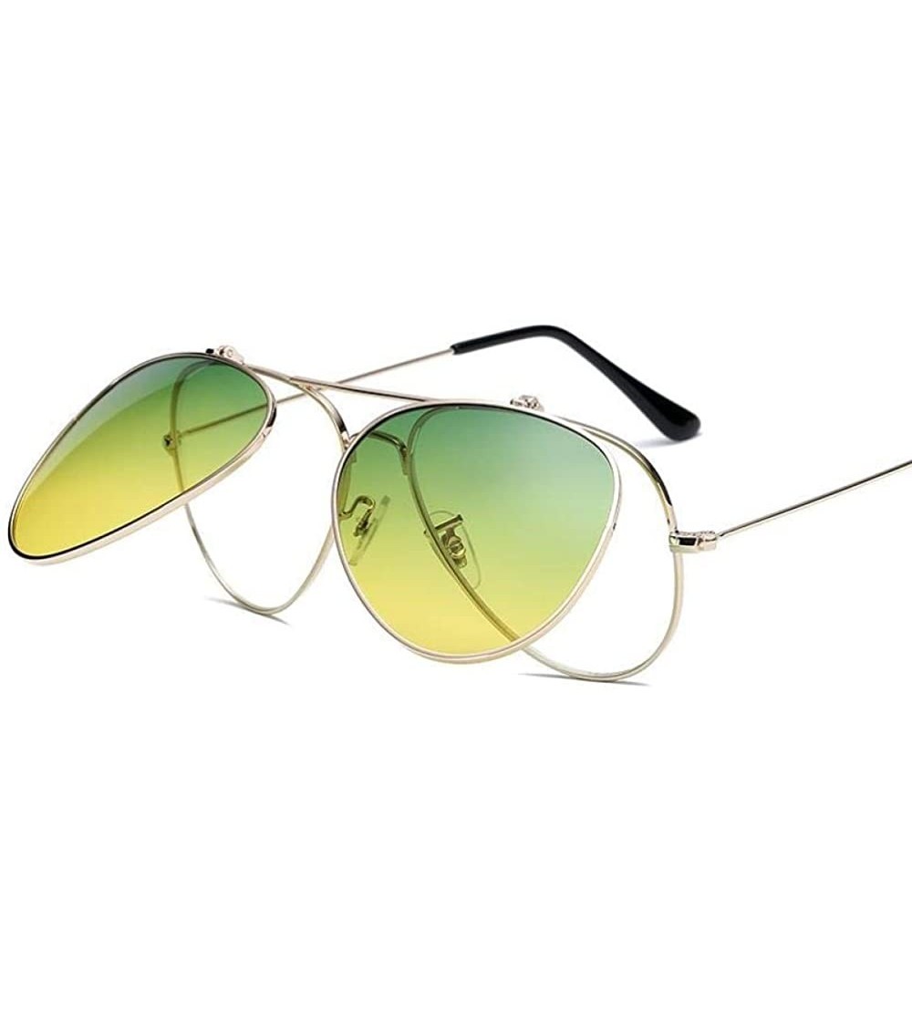 Goggle Polarized Sunglasses Double Layer Driving Dual Use - CV18X8U7UXU $81.97