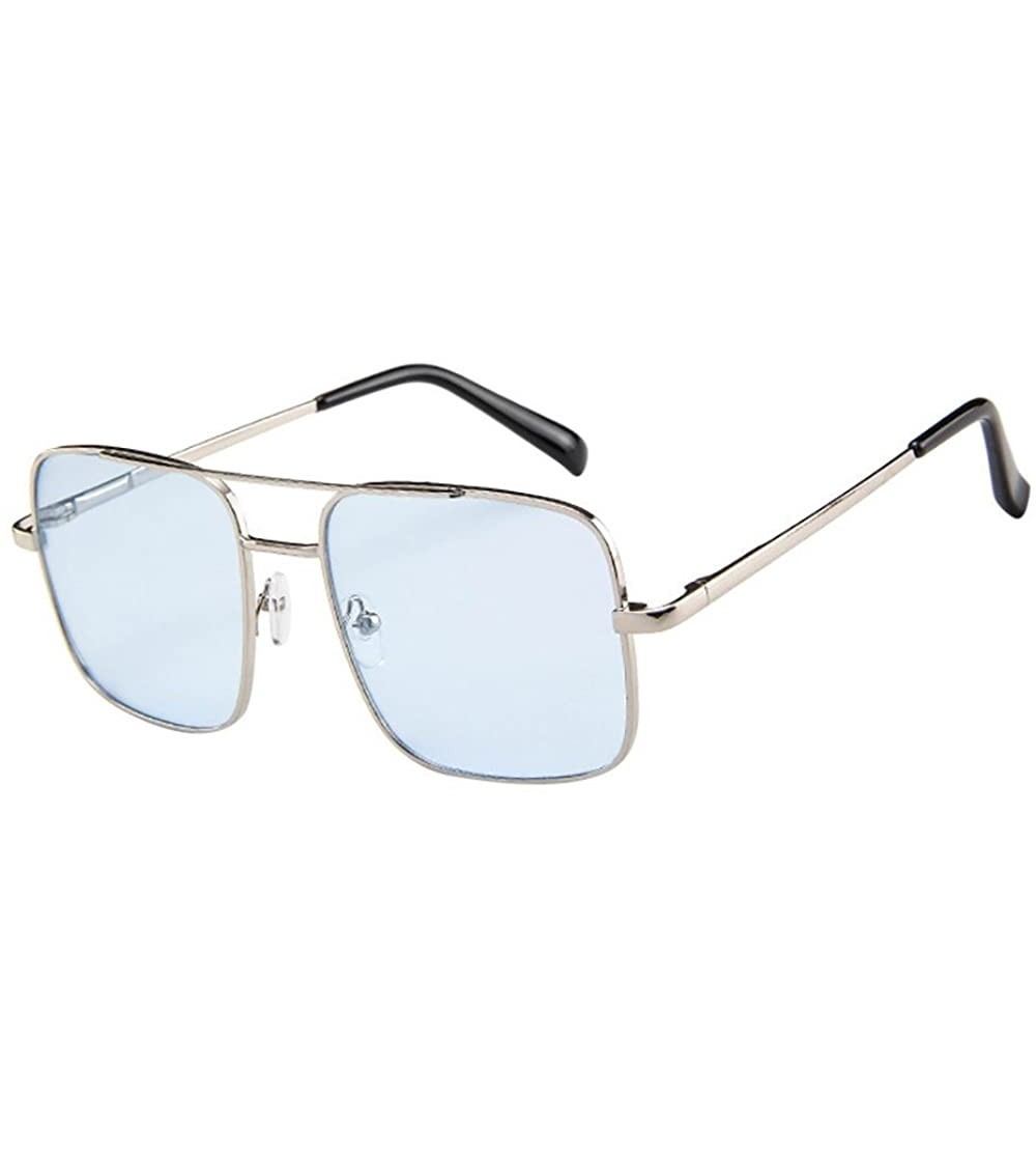 Oversized Glasses- Women Men Vintage Retro Unisex Fashion Oversize Frame Sunglasses Eyewear - 3194h - CS18RR2KKG3 $19.36