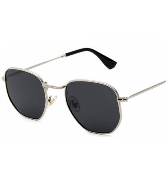 Rimless New Retro Classic Small Polygon Polarized Sunglasses Men Sun Glasses Women Vintage Metal Frame Eyewear UV400 - 1 - CZ...