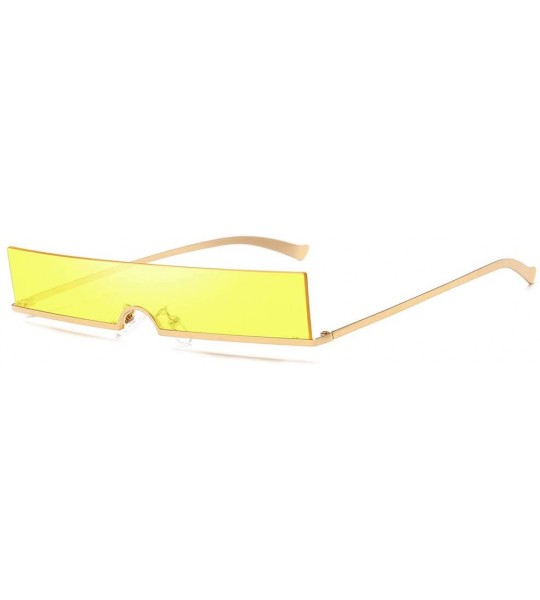 Square Square Oversized Sunglasses for Women Men Flat Top Fashion Shades Retro Gradient Lens Eyewear - A - CG199KUNTW0 $16.95