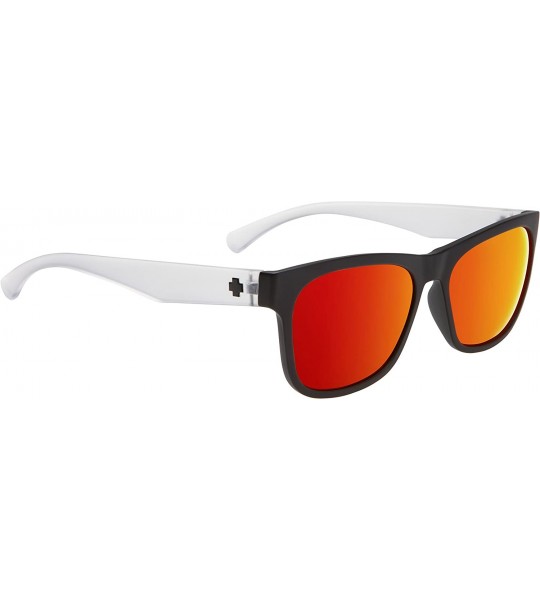 Square Optic Unisex Sundowner - Matte Black/Matte Crystal/Gray/Red Spectra - CT18CCTIKK0 $74.80