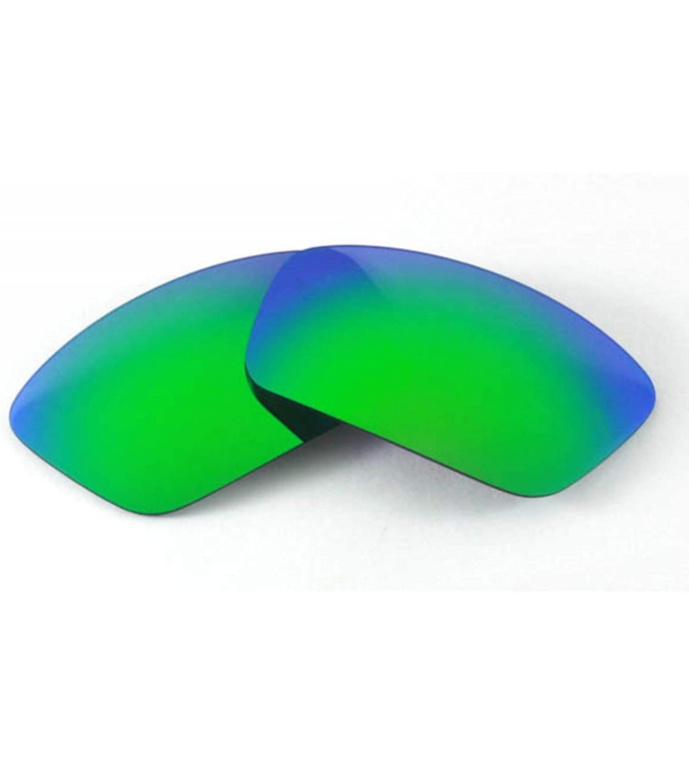 Sport Replacement Lenses New Square Wire 3.0-8 Options Available - Emerald Mirror Coated - Polarized - CO119UXFLEZ $36.08