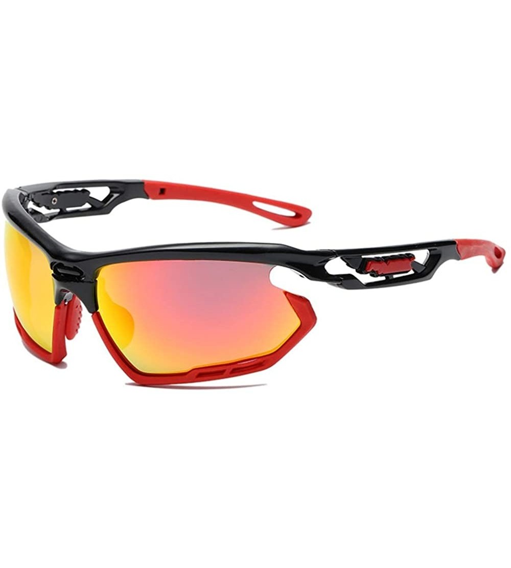 Aviator Polarized Sunglasses Protection Comfortable Designer - Red Mirrored 2 - CW18KREYZ36 $31.53