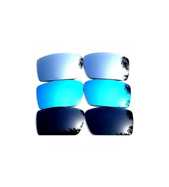 Oversized Replacement Lenses Gascan Black&Blue&Titanium Color Polarized 3 Pairs - Black&blue&titanium - CG122EST3L9 $35.01