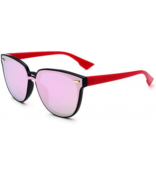 Rimless Polarized Sunglasses Covered Mirror Overall Design Sunglasses - CA18X7Z67RG $80.68