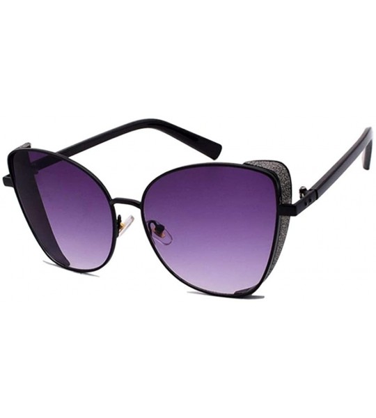 Cat Eye Sunglasses Windproof Polarizer Personality Protection - 2 - CK18SZZXRL9 $49.33