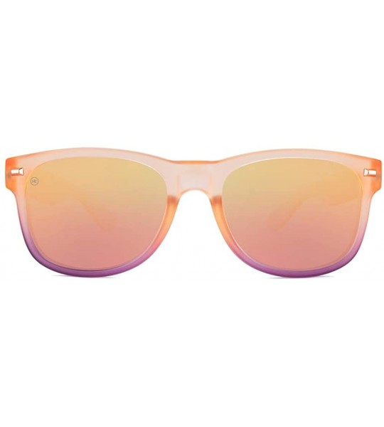 Wayfarer Fort Knocks Polarized Sunglasses For Men & Women - Full UV400 Protection - Frosted Rose Quartz Fade / Rose - C1195KQ...