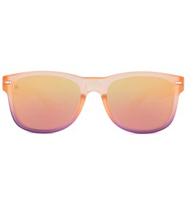 Wayfarer Fort Knocks Polarized Sunglasses For Men & Women - Full UV400 Protection - Frosted Rose Quartz Fade / Rose - C1195KQ...