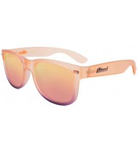 Wayfarer Fort Knocks Polarized Sunglasses For Men & Women - Full UV400 Protection - Frosted Rose Quartz Fade / Rose - C1195KQ...