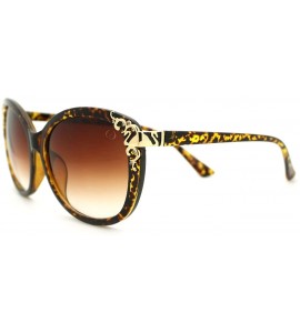 Butterfly Women's Sunglasses Rhinestone Luxurious Glam Fashion Shades - Tortoise - CO11PABPE79 $18.72