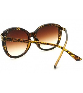 Butterfly Women's Sunglasses Rhinestone Luxurious Glam Fashion Shades - Tortoise - CO11PABPE79 $18.72