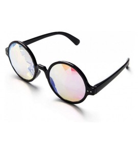 Round Festivals Kaleidoscope Glasses for Raves - Goggles Rainbow Prism Diffraction Crystal Lenses - C218KMUCHYW $33.18