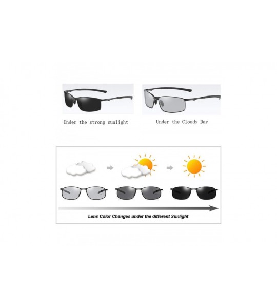 Sport Polarized Pochromic Sunglasses Men Transition Lens Driving Glasses Driver Safty Goggles Oculos Gafas De Sol - CJ199CNOG...