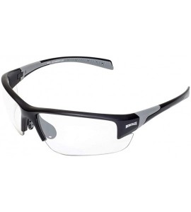 Goggle Eyewear Hercules 7 Safety Glasses Black Frame - Clear - C7180R783H4 $25.78