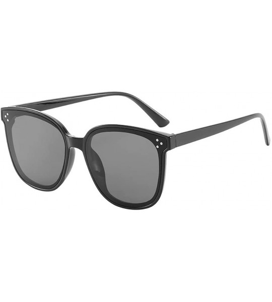 Rimless Sunglasses Oversized Lightweight - Black - CD194XN9OCL $16.16