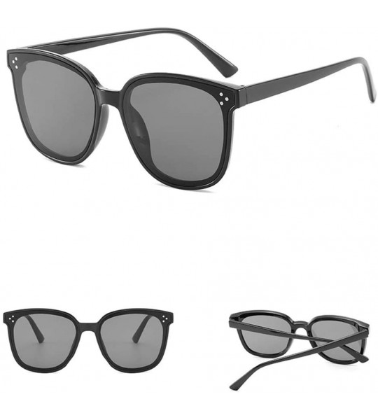 Rimless Sunglasses Oversized Lightweight - Black - CD194XN9OCL $16.16