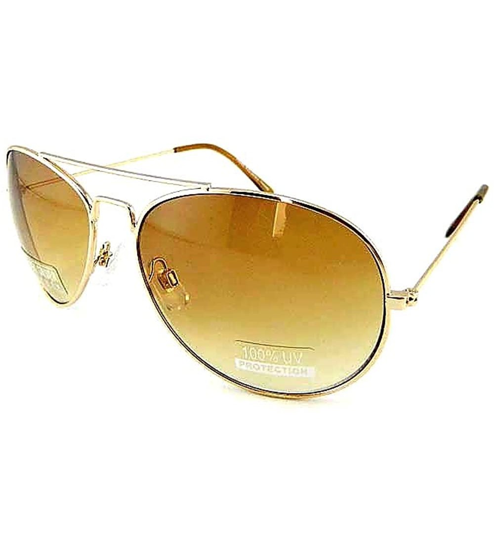Aviator New Promotional Budget Teardrop Metal Aviator Sunglasses - Gold - C511F4FI1OZ $17.86