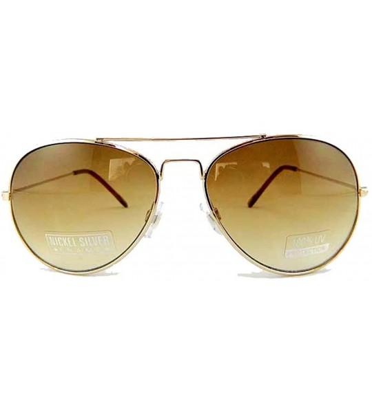 Aviator New Promotional Budget Teardrop Metal Aviator Sunglasses - Gold - C511F4FI1OZ $17.86