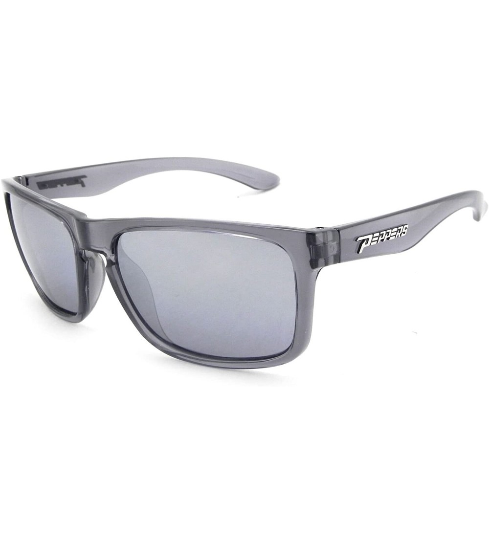 Oval Sunset Blvd Polarized Wayfarer Sunglasses - Crystal Grey - CE12NZH87TS $64.92