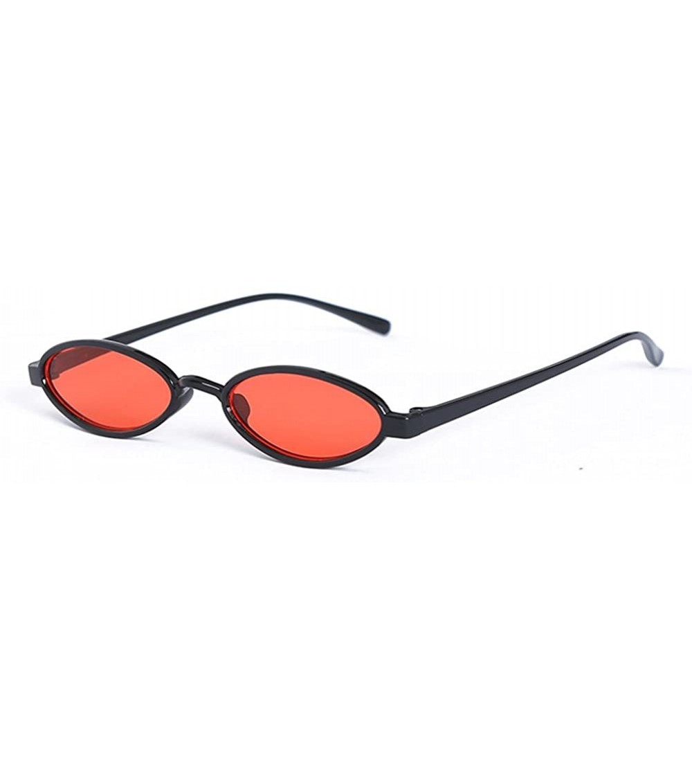 Oval Punk Small Frame UV400 Luxury Oval Sunglasses Fashion Vintage Style Eyewear the Latest Stylish - CJ193W5G832 $17.49