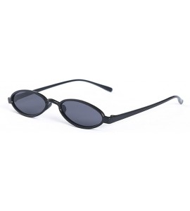 Oval Punk Small Frame UV400 Luxury Oval Sunglasses Fashion Vintage Style Eyewear the Latest Stylish - CJ193W5G832 $17.49