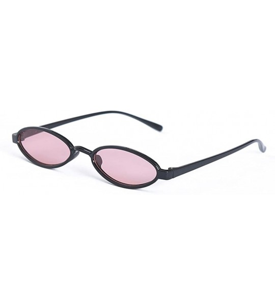 Oval Punk Small Frame UV400 Luxury Oval Sunglasses Fashion Vintage Style Eyewear the Latest Stylish - CJ193W5G832 $17.49