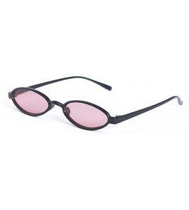 Oval Punk Small Frame UV400 Luxury Oval Sunglasses Fashion Vintage Style Eyewear the Latest Stylish - CJ193W5G832 $17.49