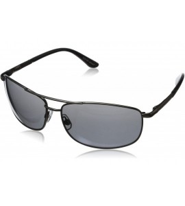 Wrap Mens Oscar Wrap Sunglasses-Gunmetal-64 mm - C511N481FSX $36.27