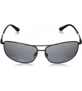 Wrap Mens Oscar Wrap Sunglasses-Gunmetal-64 mm - C511N481FSX $36.27