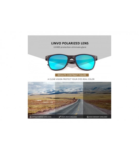 Wayfarer Mens Polarized Sunglasses for Men Driving Al-Mg Alloy Lightweight Retro Unisex UV400 Protection M54 - CK18N06Q8M8 $3...