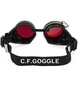 Round Vintage Steampunk Goggles Victorian Style Goggles Kaleidoscope Glasses - Black - CJ18U26A0G8 $25.76