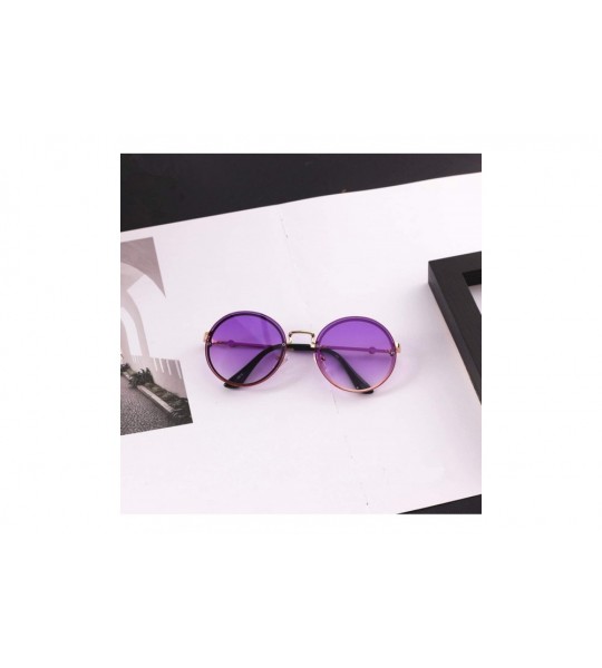 Oversized New Arrival 2019 Children Personality Round Lens FramelSun Glasses UV400 Boys Girls Kids Sunglasses Oculos - CL197A...