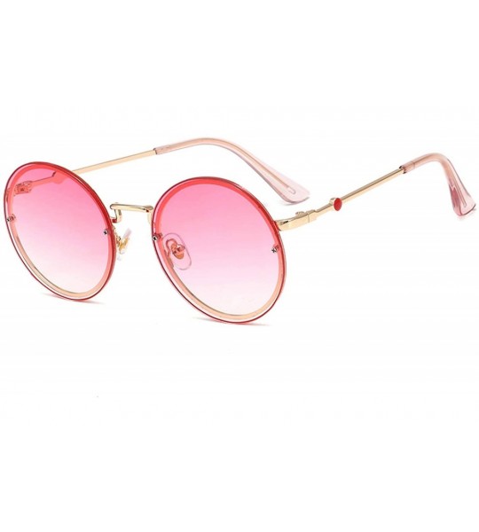Oversized New Arrival 2019 Children Personality Round Lens FramelSun Glasses UV400 Boys Girls Kids Sunglasses Oculos - CL197A...