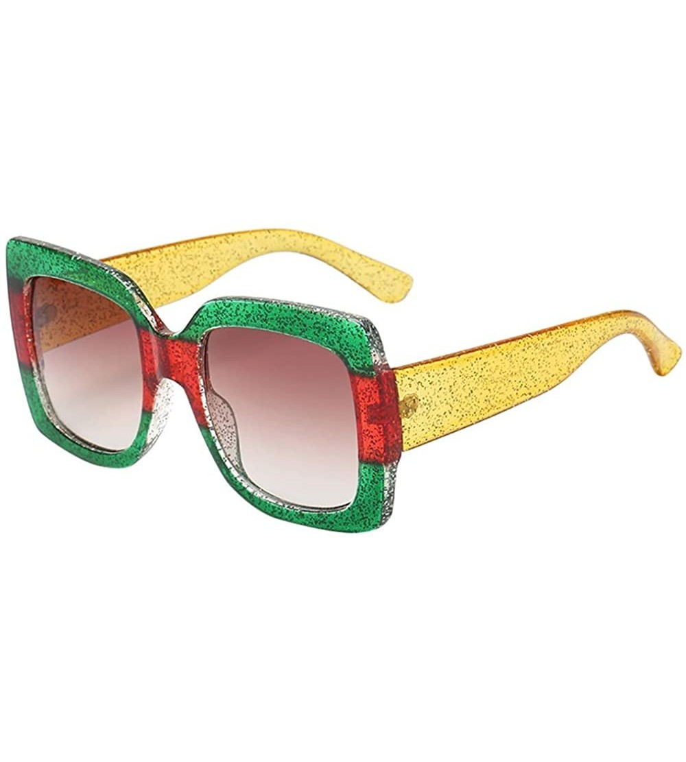 Sport Oversized Polarized Sunglasses Classic Eyeglasses - D - CP18YS0EKEX $14.10