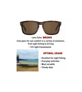 Oversized Italy made classic sunglasses corning real glass lens w. polarized option - C5184Q4H9D4 $89.53