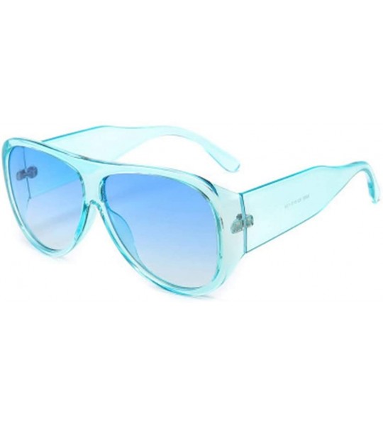 Sport Jelly-Colored Sunglasses Fashion Shade Ocean Piece Glasses - 4 - C5190QX3XDO $56.12