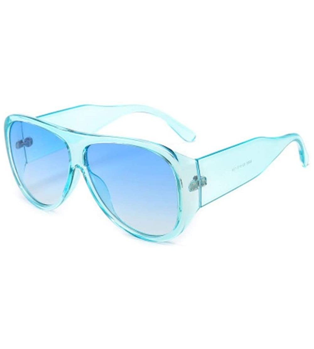 Sport Jelly-Colored Sunglasses Fashion Shade Ocean Piece Glasses - 4 - C5190QX3XDO $56.12