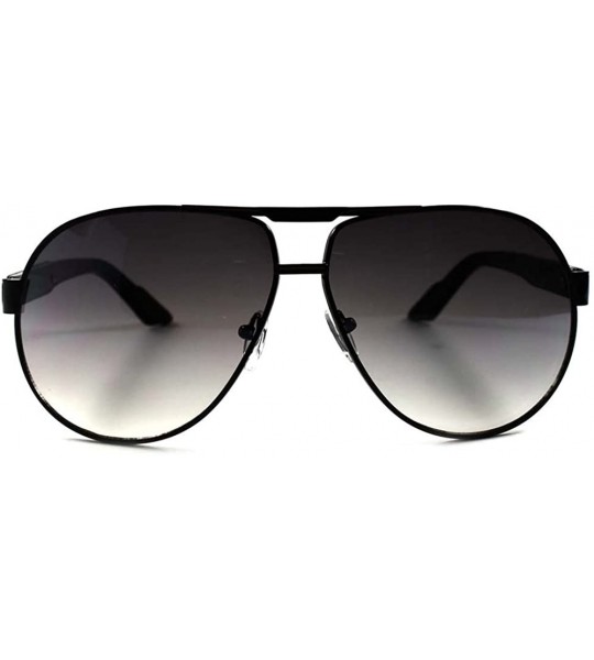 Oversized Air Force Style Designer Fashion Oversized Mens Womens Black & Red Sunglasses - CU1802NTKMW $23.69